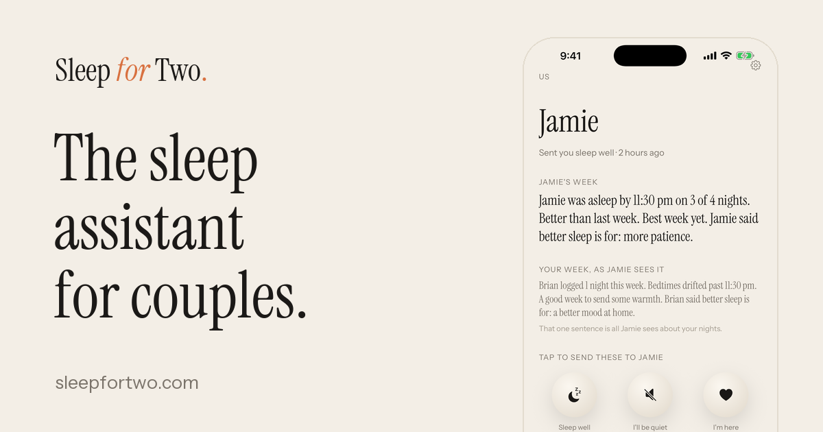 Sleep for Two